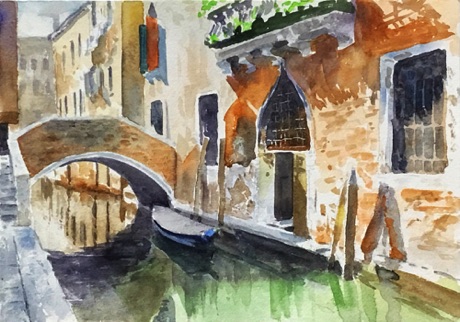 Sleepy Canal, Venice
30 x 21cm